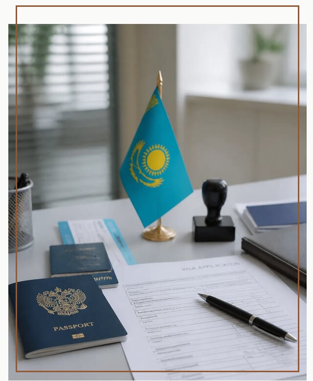 Оформление визы в Казахстан для поездки и работы в Твери